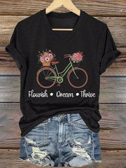 Women's FTD Print Casual T-Shirt