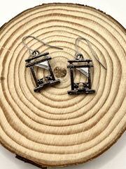 Unisex Retro Personalized Guillotine FDT Earrings