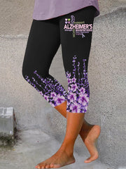 Women's Alzheimer's floral leggings