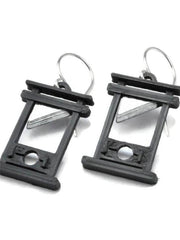 Unisex Retro Personalized Guillotine FDT Earrings