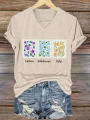 Women's FTD Print Casual T-Shirt