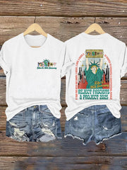 Retro Resist Like It's 1938 Germany It Took The Nazis One Month,3 Weeks,2 Days, 8 Hours And 40 Minutes To Dismantle A Constitutional Republic. Reject Fascists & Project 2025 Print T-Shirt