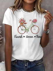 Women's Flourish Dream Thrive Print T-Shirt