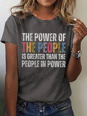 Women's Power Of The People T-Shirt