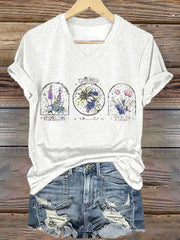 Women's Floral FDT Print T-Shirt