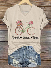 Women's FTD Print Casual T-Shirt