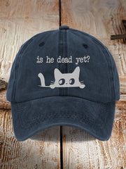 Unisex Distressed Washed Cotton FDT Hat