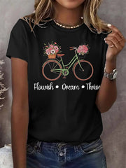 Women's Flourish Dream Thrive Print T-Shirt