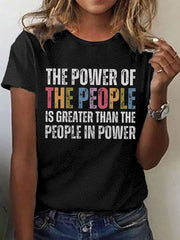 Women's Power Of The People T-Shirt
