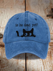 Unisex Distressed Washed Cotton FDT Hat