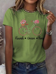 Women's Flourish Dream Thrive Print T-Shirt