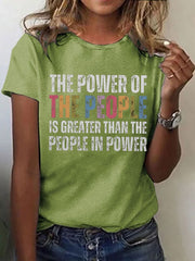 Women's Power Of The People T-Shirt