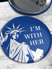 I'm With Her: Lady Liberty Brooch