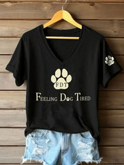 Women's FDT Printed Casual T-Shirt