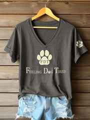 Women's FDT Printed Casual T-Shirt