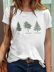 Women's FDT Printed Casual T-Shirt