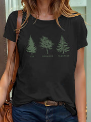 Women's FDT Printed Casual T-Shirt
