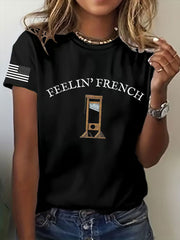 Women's FDT Printed Casual T-Shirt