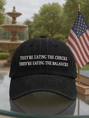 Unisex FDT They Are Eating The Checks Printed Hat