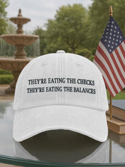 Unisex FDT They Are Eating The Checks Printed Hat