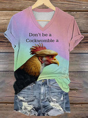 Women's Don't Be A Cookwomble V-neck T-shirt