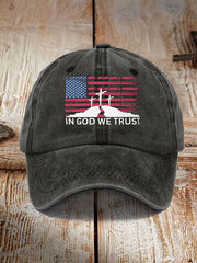 Unisex In God We Trust Print Hat