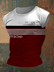 Les hommes en Dieu nous avons confiance, nous sommes le peuple. Gilets