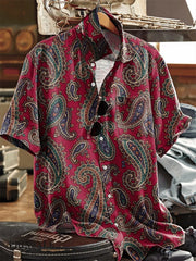 Men's Vintage Short Sleeve Shirt