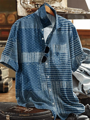 Men's Vintage Short Sleeve Shirt