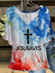 Women's Jesus Saves Hang Shot Short Sleeve T-Shirt