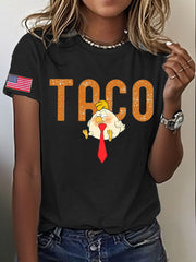 Women's FDT Taco Chickens Out Printed T-shirt