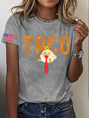 Women's FDT Taco Chickens Out Printed T-shirt