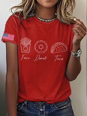 Women's FDT Taco Chickens Out Printed T-shirt