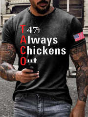 Men's FDT Taco Chickens Out Printed T-shirt