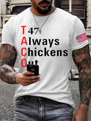 Men's FDT Taco Chickens Out Printed T-shirt
