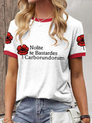 Women's Handmaid FDT Women's Rights Don't Let The Bastards Grind You Down Printed T-shirt