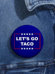 Unisex FDT Taco Printed Pins