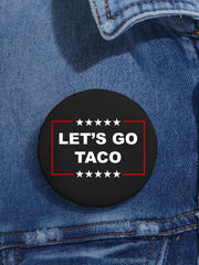 Unisex FDT Taco Printed Pins