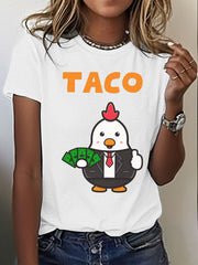 Women's 8647 FDT Printed T-Shirt