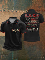 Men's Fdt 8647 Taco Printed Casual Tops