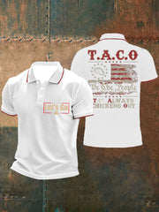 Men's Fdt 8647 Taco Printed Casual Tops