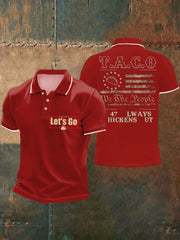 Men's Fdt 8647 Taco Printed Casual Tops