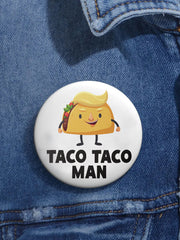 Unisex Fdt Taco Printed Pins