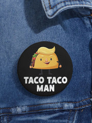 Unisex Fdt Taco Printed Pins