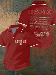 Men's Fdt 8647 Taco Printed Casual Tops