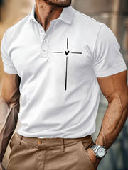 Men's Faith Cross Casual Top