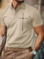 Men's Faith Cross Casual Top