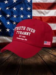 Unisex 8647 FDT Truth Over Tyranny Harvard Printed Hat