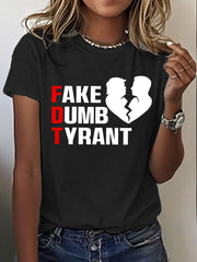 Women's FDT 8647 Printed T-shirt