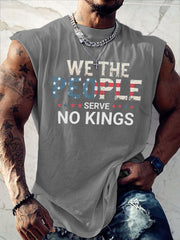 Men's We The People Serve No Kings Printed Vest